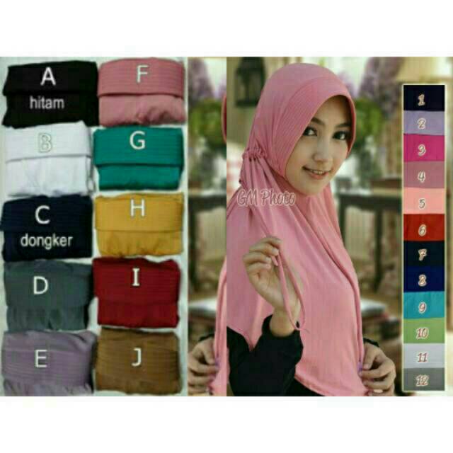 Variasi 2 ADINDA Jilbab serut jokowi polos adiba Shopee Variasi 2 ADINDA Jilbab serut jokowi polos adiba Shopee