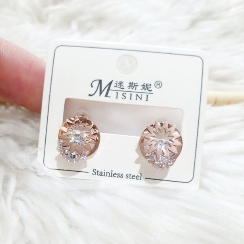 Anting Titanium asli 282 Premium Quality Anti Karat Anti Alergi Anting Stainless steel Ori At301