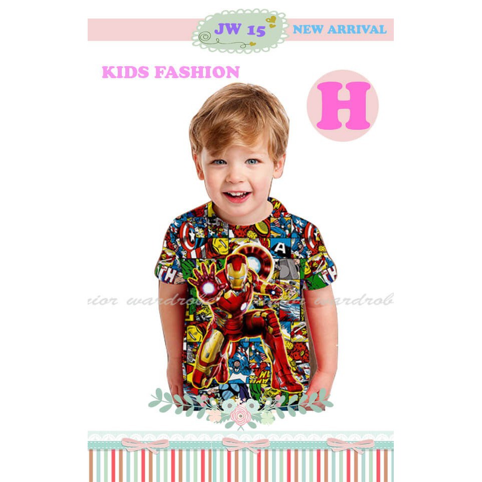 KAOS ANAK IRON MAN