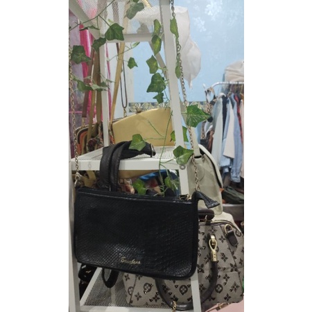 sling rantai bana bana kulit asli