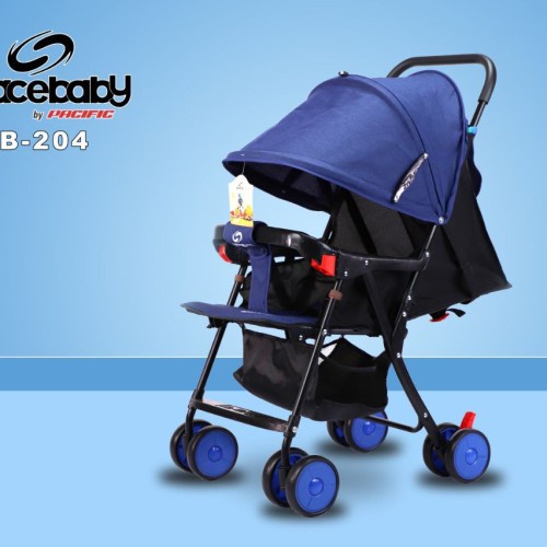Stroller Baby Kereta Dorong Bayi Lipat Travelling Bisa New Born Stroller Bayi SpaceBaby SB 6055