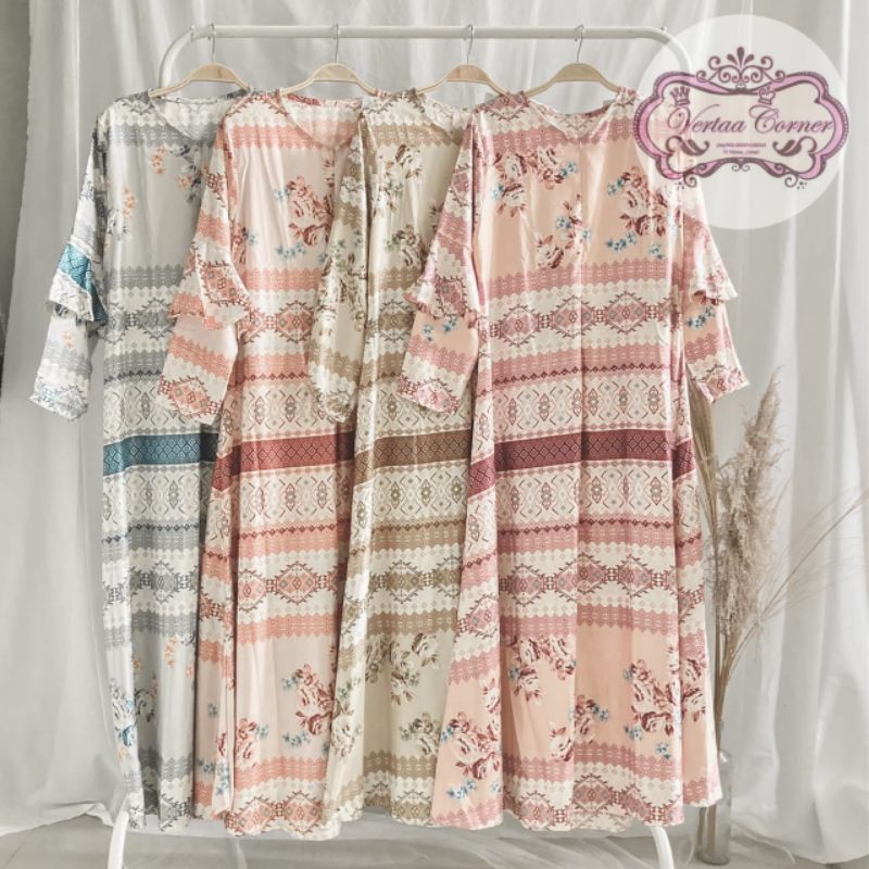 Long dress hijab shabby bahan silk dior