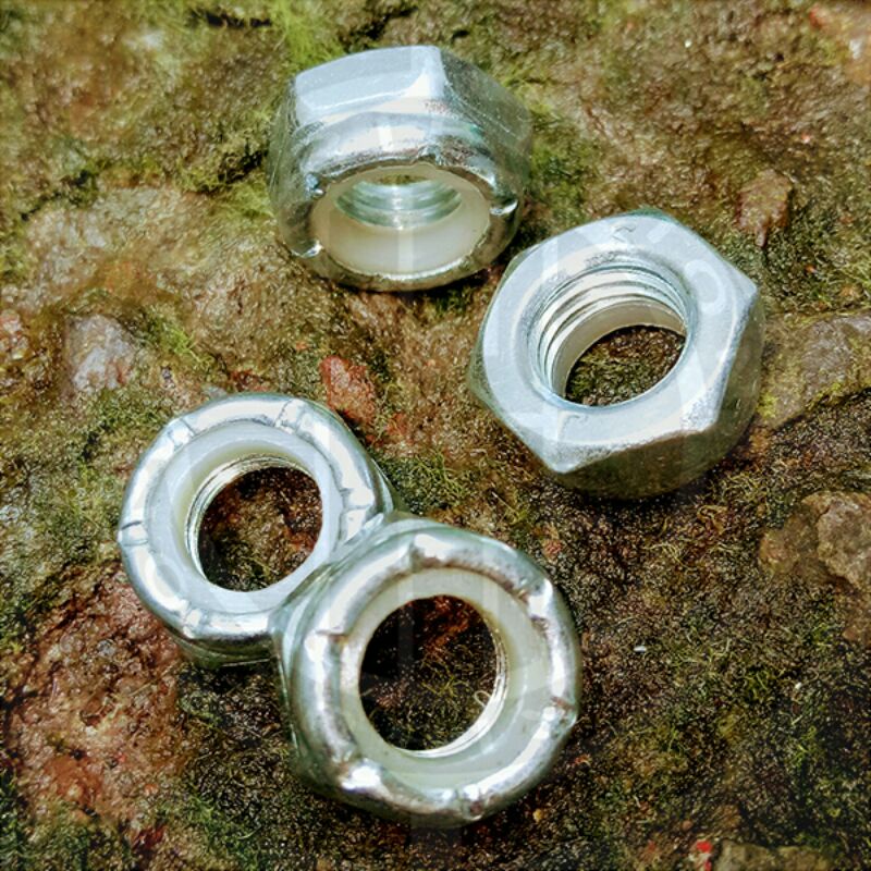 AXLE NUTS Skateboard Silver (4pcs)