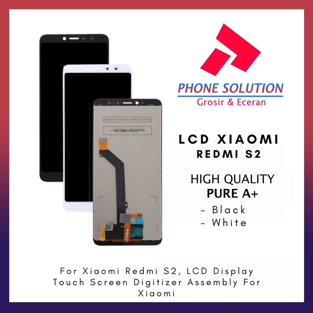 LCD Xiaomi Redmi S2 Fullset Touchscreen // Supplier LCD Xiaomi - Garansi 1 Bulan