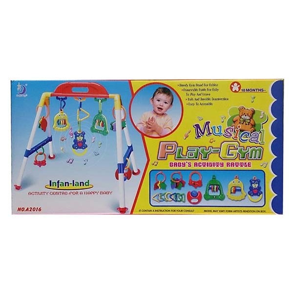 play gym musical baby activity rattle