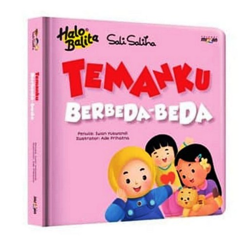 [Mizan Surabaya] Halo Balita Sali Saliha Temanku Berbeda-Beda (Boardbook)