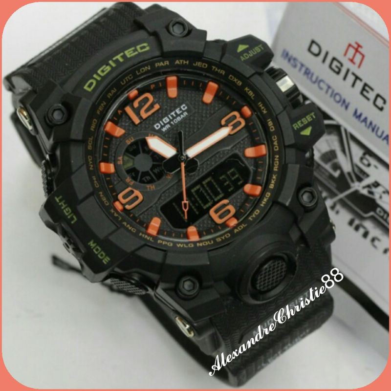 Jam Tangan Pria Digitec 2093 DG2093 DG 2093 | Original