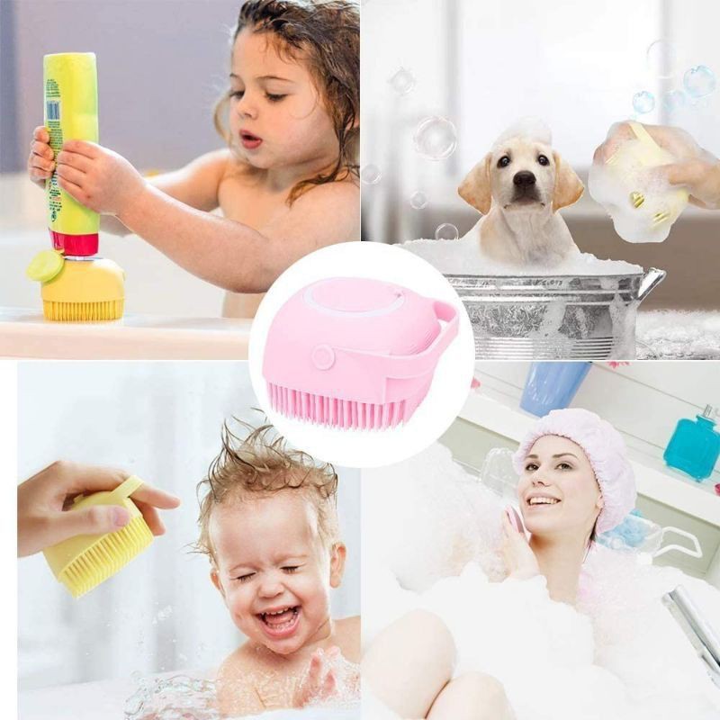 SIKAT MANDI DISPENSER SILIKON BRUSH/SIKAT MANDI AJAIB'SERBAGUNA SUPERMURAH