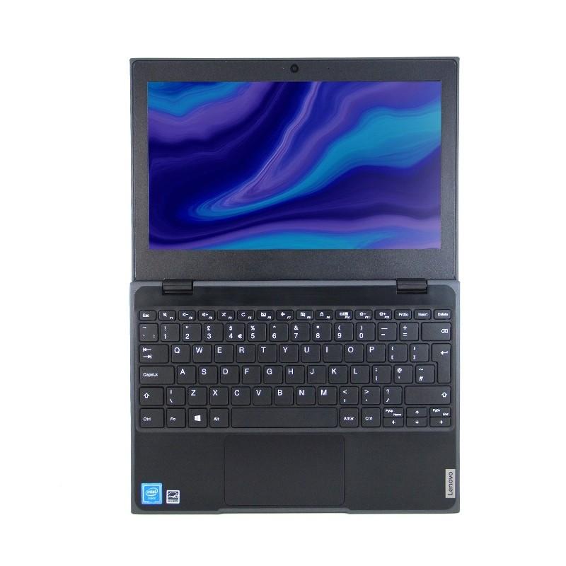 LENOVO WINBOOK 100E WINDOWS 10 - BLACK - 11.6&quot; HD - INTEL HD GRAPHICS - 64 GB EMMC - RAM 4 GB DDR4 - CELERON N4020 - FREE SOFTCASE EXCLUSIVE - TEKNO KITA