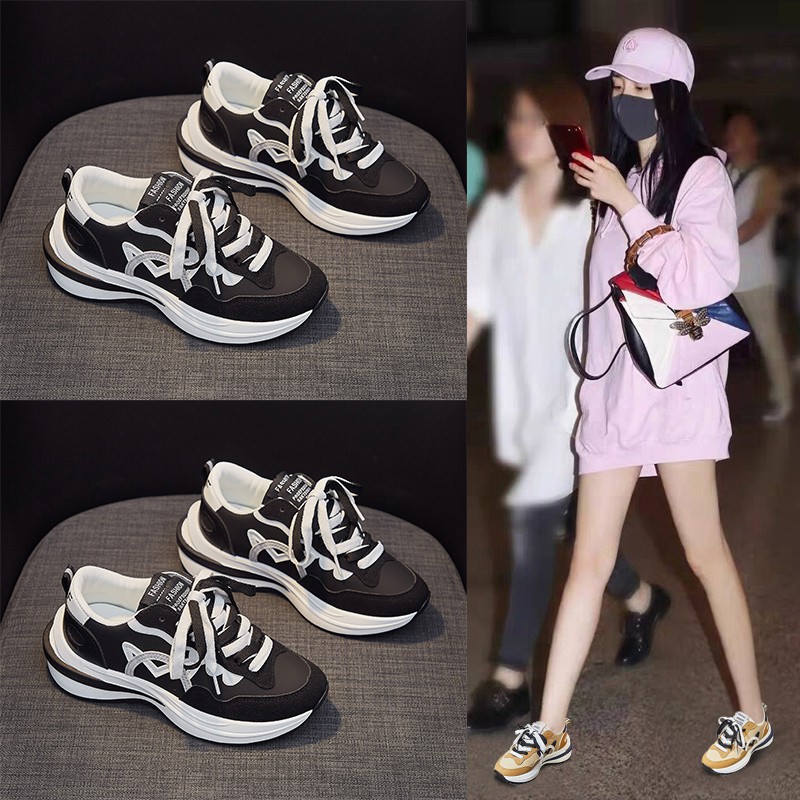 [DENDEN.ID] Sepatu Olahraga Wanita Sneakers Fashion Korea Import DD1031