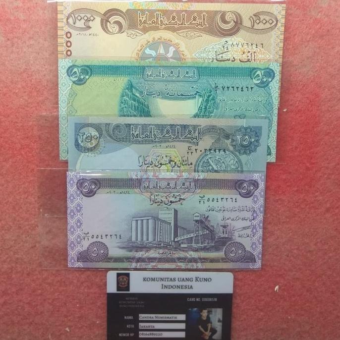 [COD] Uang Kertas Set Mini Dinar Iraq [COD]