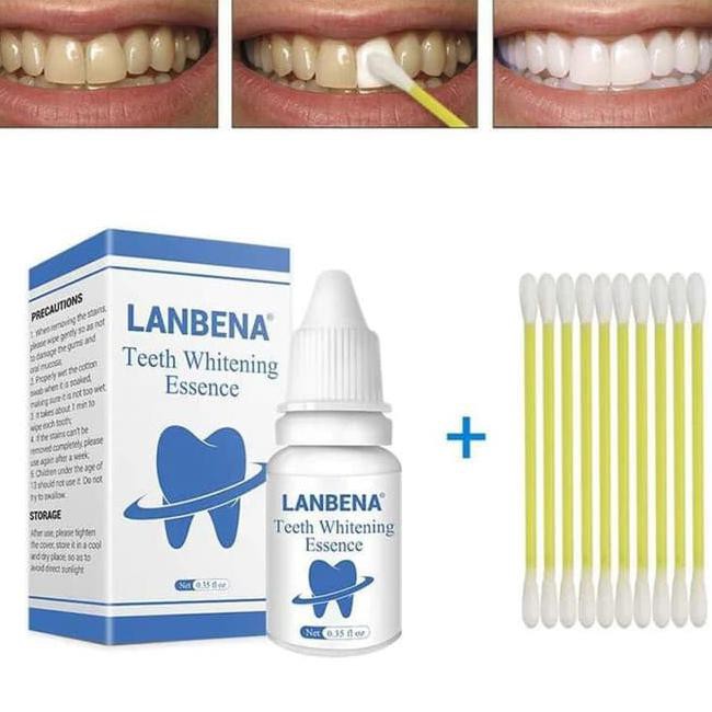 ❗ NEW PRODUK WHITENING TEETH ASLI❗ LANBENA TEETH WHITENING ESSENCE POWDER ORAL HYGIENE CLEANING
