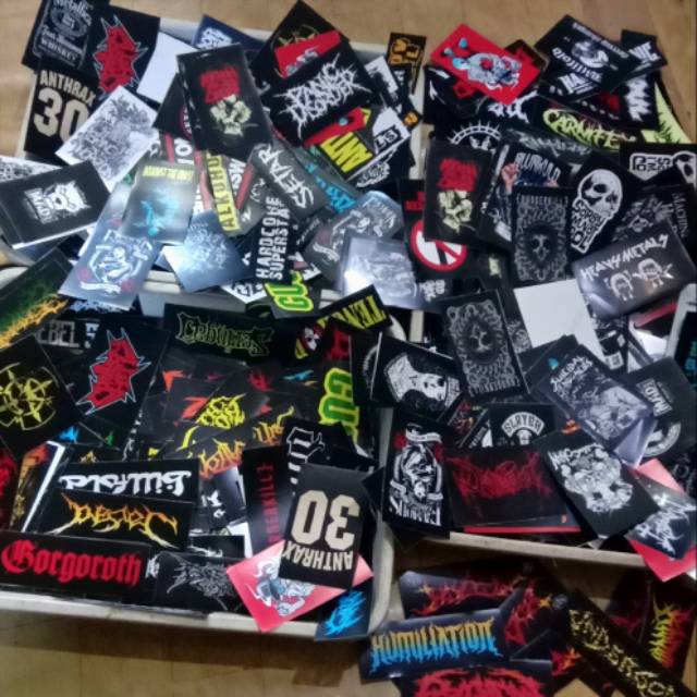 

Stiker Logo Band Metal - Dll