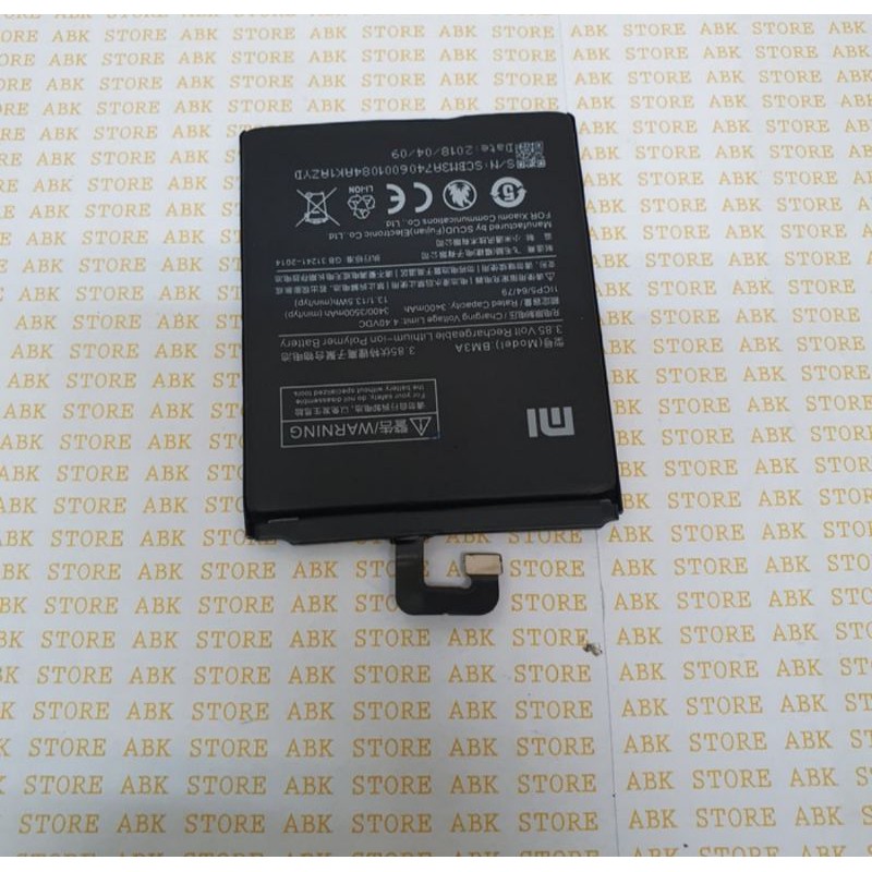 BATTERY BATRE BATRAI BATERAI XIAOMI MI NOTE 3 BM3A BATT ORIGINAL