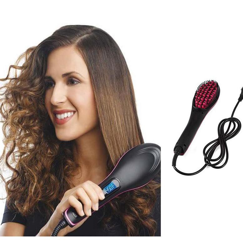 Jual ⭐ BISA COD ⭐ Herbaay Sisir Catok Pelurus Rambut Fast Hair Straightener  catok bentuk sisir | Shopee Indonesia