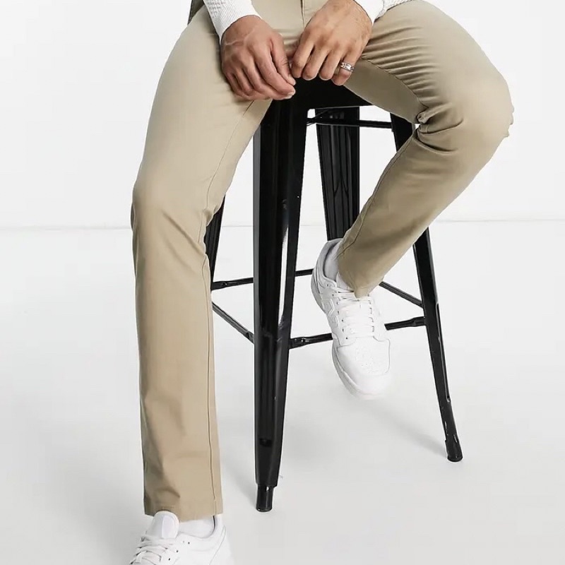 Celana Panjang Chinos Katun Twill Stretch