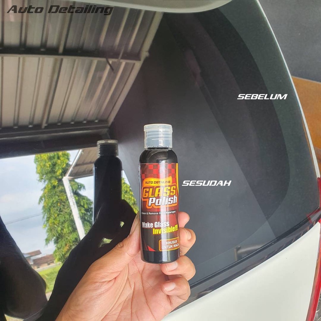 Glass Polish - Pembersih Jamur Kaca Mobil Mudah dan Praktis