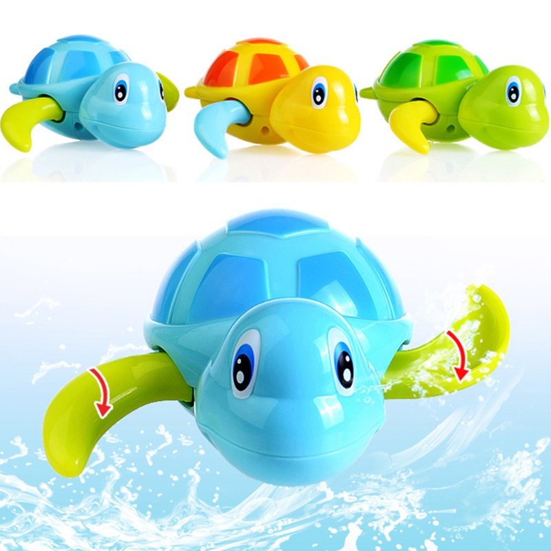 Mary Bath for Turtle Hippo Fish Mainan Untuk Bayi Mandi Menghilangkan Boredom Fun Toy Hadiah Kamar Mandi Kolam Renang Mandi Untuk Perlengkapan Waktu