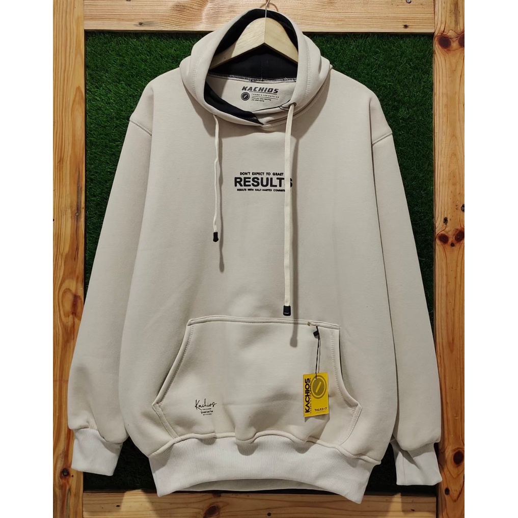 Sweater Hodie Pria Distro Flece Tebal Sweatshirt Hoodie Original Kachios Cream Switer Hudie High Qua