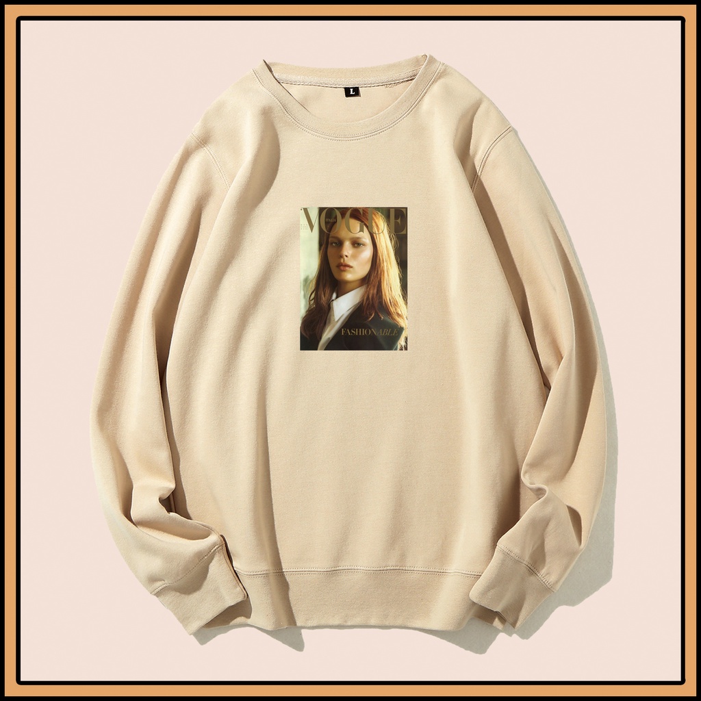 CALVIERO SHOP - BAJU SWEATER WANITA ATASAN VOGUEE GIRL BEAUTIFUL CREAM SWEATER DEWASA BRAND ANIME SWEATER HODDIE FASHION CITAYEM SCBD FASHION WEEK FASHION VIRAL TIKTOK