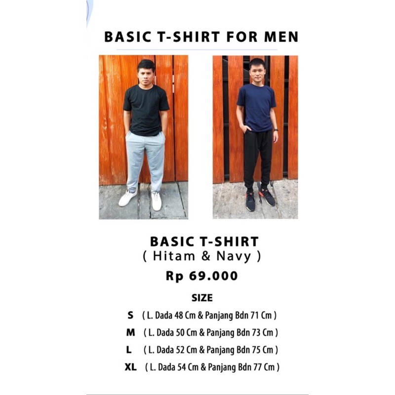 BASIC TSHIRT FOR MEN