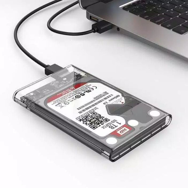 Casing Harddisk converter HDD 2.5 Transparan USB eksternal external