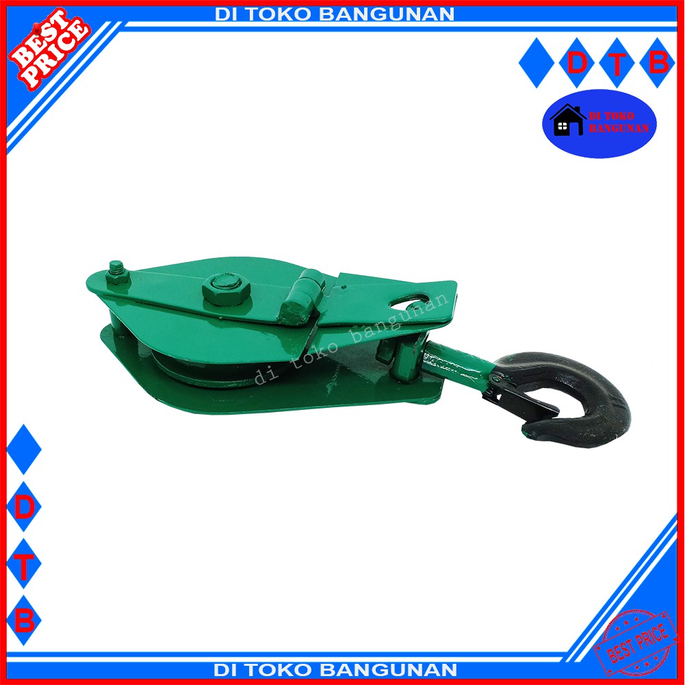 Kerekan Timba Katrol 3 Inch 1/2 Ton Rush