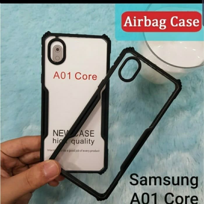 SAMSUNG A12 A01 CORE A02S A03S Hard Case Fusion Shockproof Clear Armor Bumper