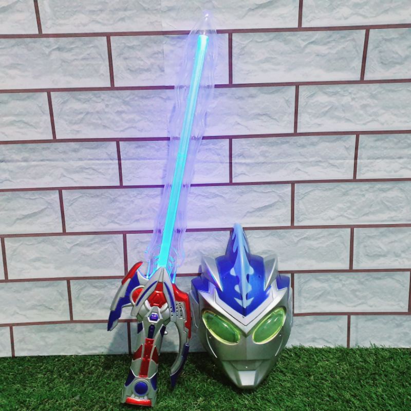 MAINAN SET TOPENG & PEDANG ULTRAMAN - PAKET MAINAN ANAK ULTRAMAN