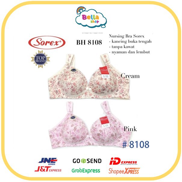 Sorex Bra Menyusui Motif Bunga Cantik Nursing Bra BH 8108  BH 8110 T- BELLA SHOP