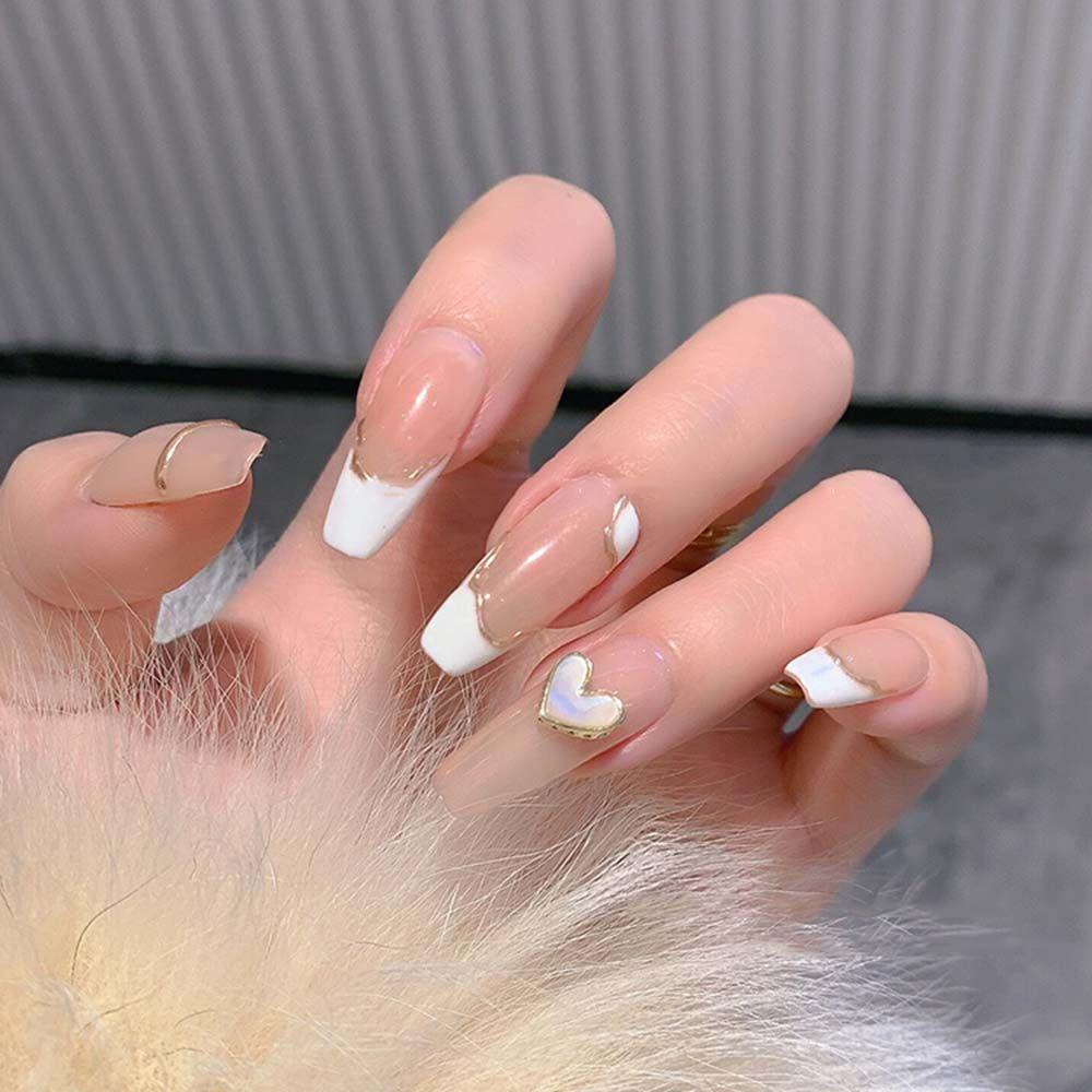 Mxbeauty Cinta Hati Nail Art Rhinestones Flat Bottom Jepang Symphony Mewah Pesona Halus DIY Nail Art Perhiasan