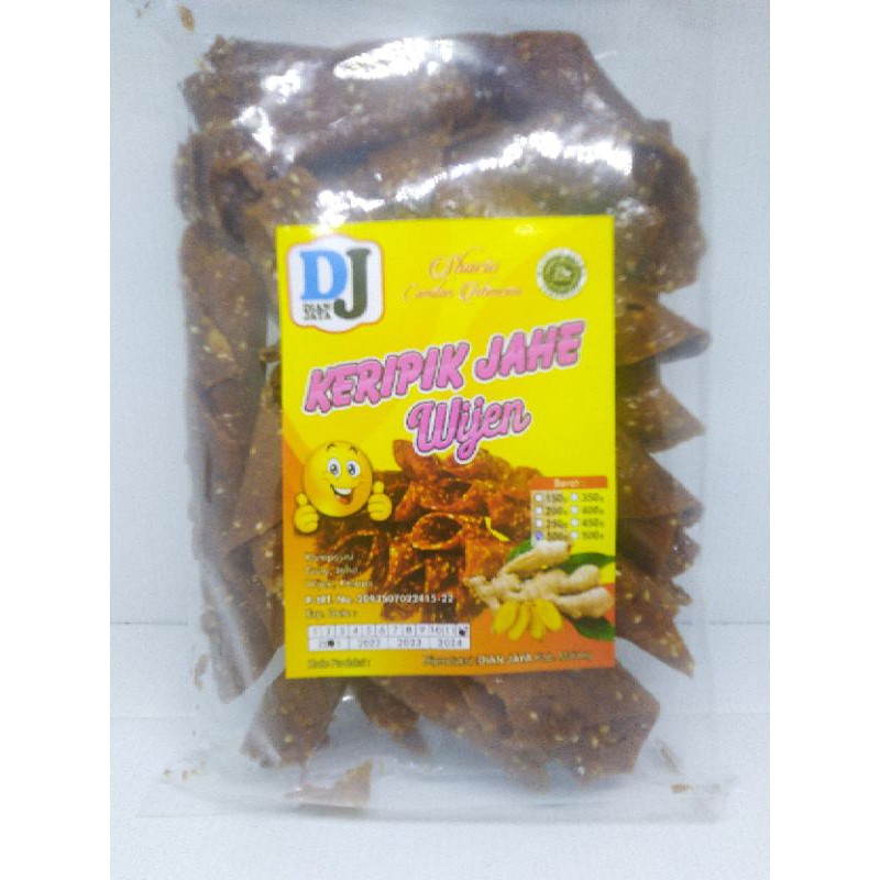 

Kripik Jahe Wijen
