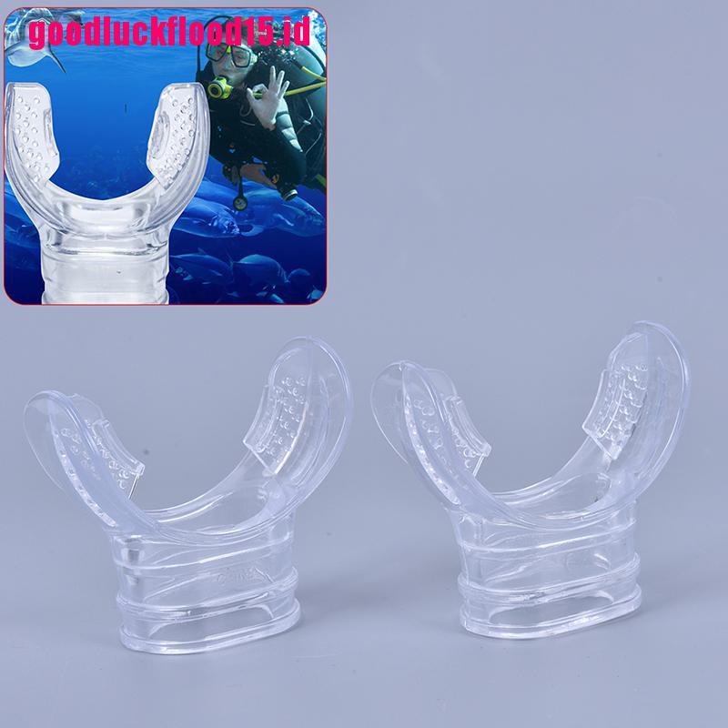 (LUCKID) 1pc Selang Snorkel Bahan Silikon Transparan Untuk Diving / Renang