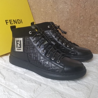 fendi mid top sneakers