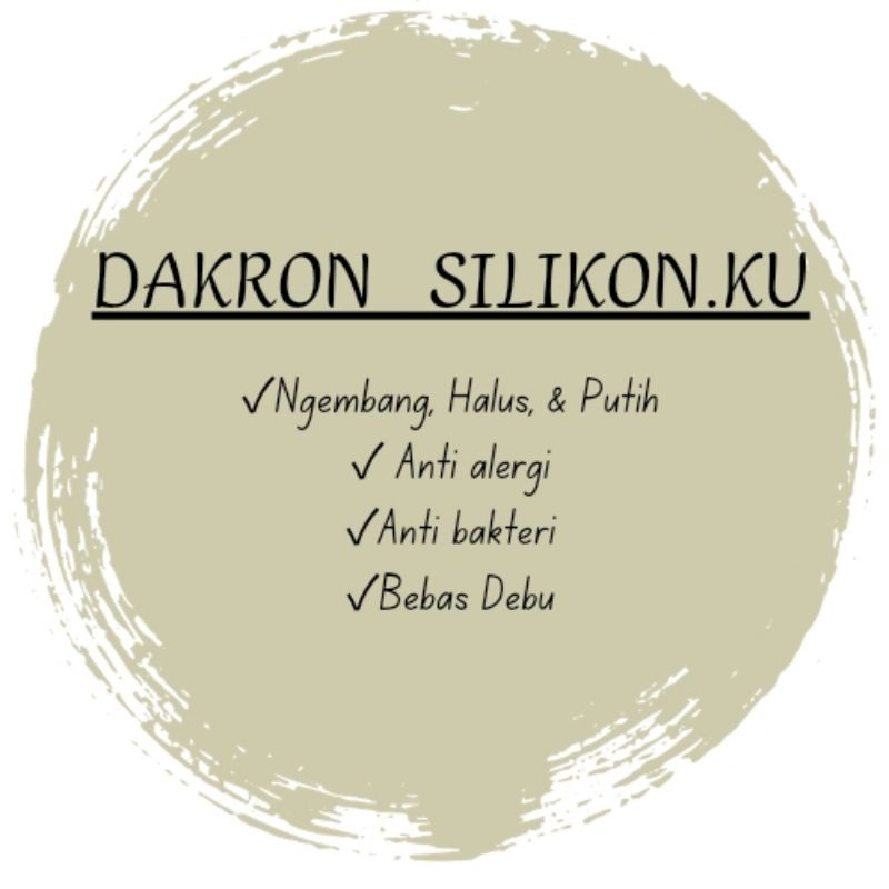 (New Product) Dakron isian Bantal &amp; Guling/Dakron Silikon Kemasan 1kg/Silikon Grade A/Dakron Lembut seperti Bulu angsa sintetis/Dakron Serat Lembut/Dakron Ngembang/Dakron Silikon