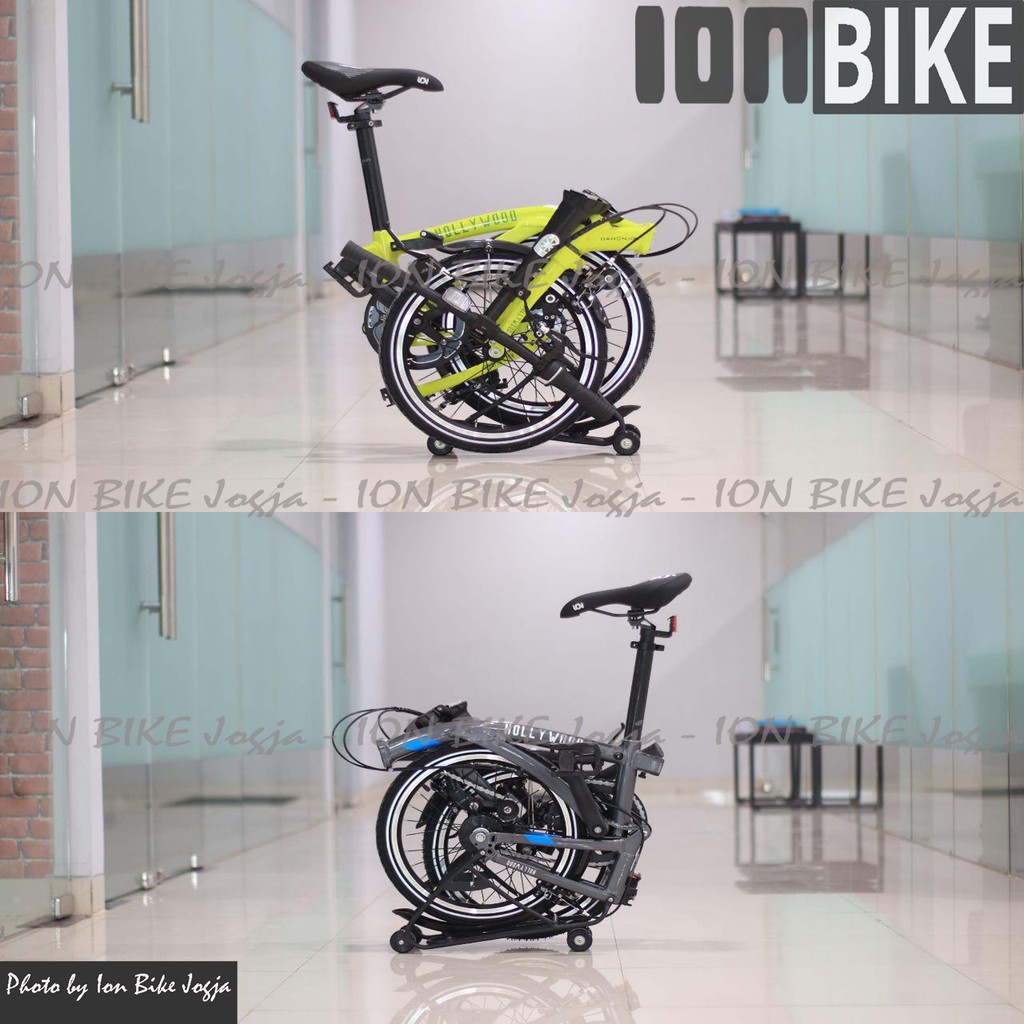 sepeda lipat 16 dahon ion hollywood 4 speed sturmey archer - seli folding bike lipat 3 ringan awet