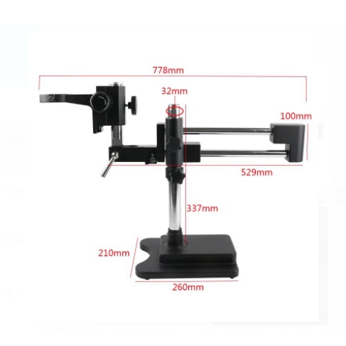 Dudukan Microscope ST-L2 Mode Stand Black Original High Quality