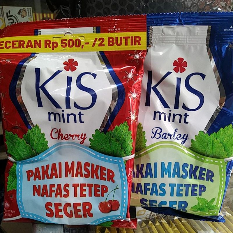 Permen Kiss Mint pack 125gr