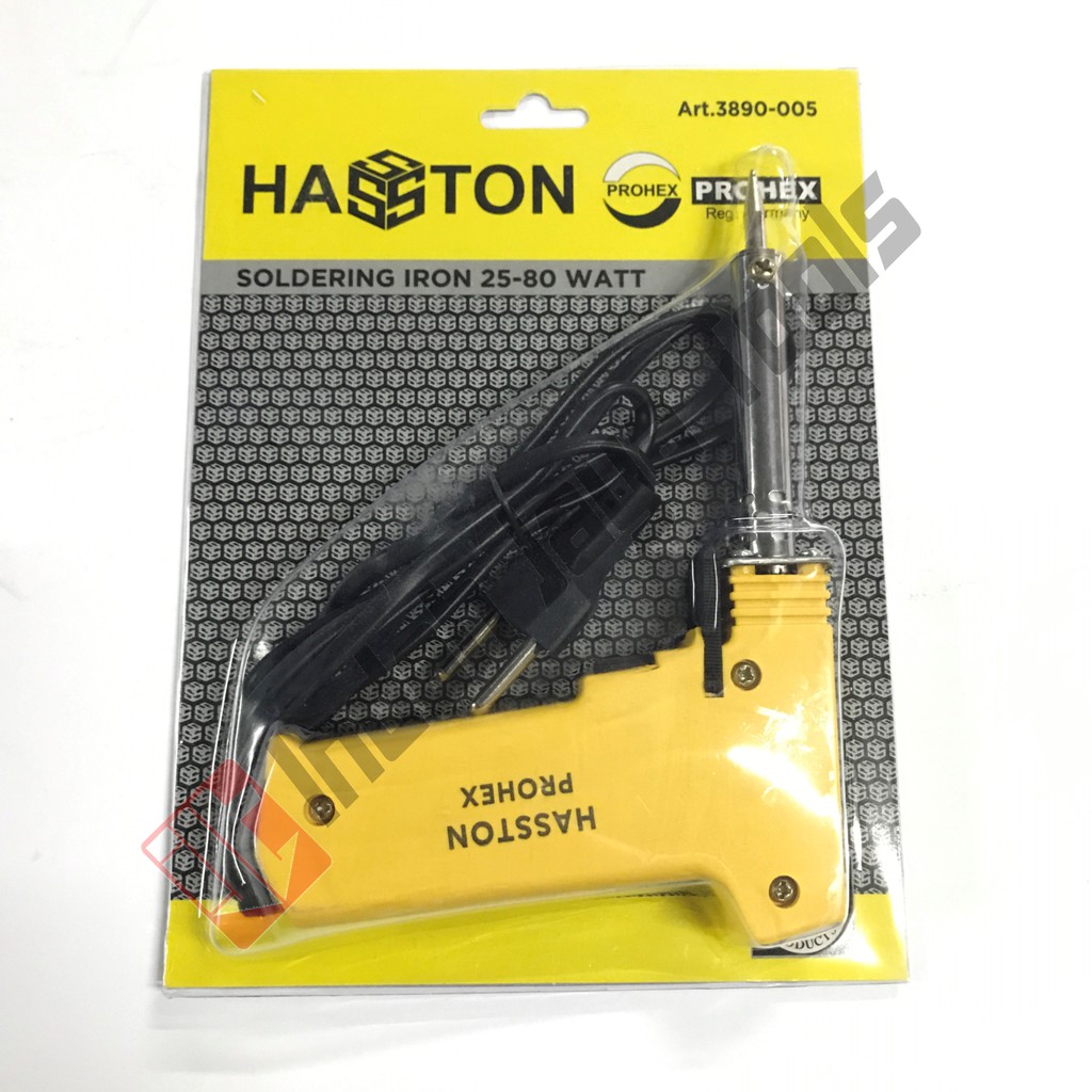 Solder Listrik 80 Watt Hasston PROHEX Ujung Lancip