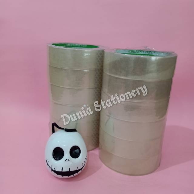 

Lakban Nanko 1 inch lakban bening kuat tipis {NK CELLO 24MM X 18M}