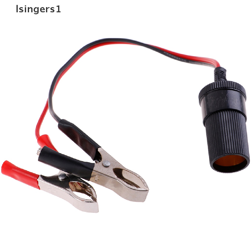 (lsingers1) Adapter power socket lighter Rokok 12V Model Klip on