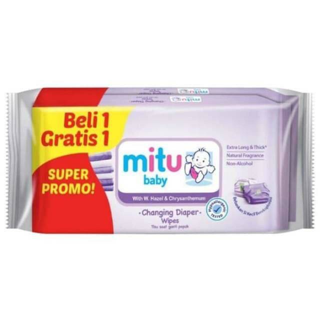 MITU Tisu Basah 50s + 50s Buy 1 Get 1 free~ Promoooo