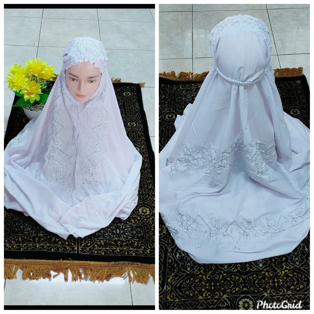 Mukena Wanita Rukuh Dewasa Bordir Alus