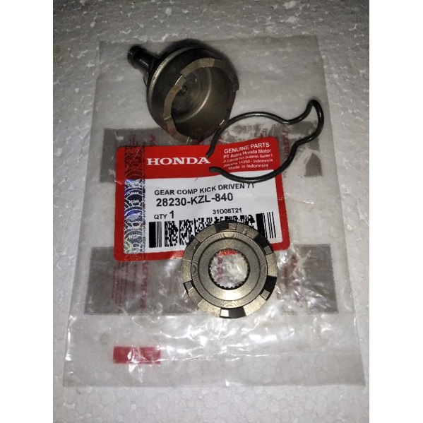GIGI PINION SELAH KICK STARTER Ori HONDA BEAT FI 2013/2014 KODE -KZL