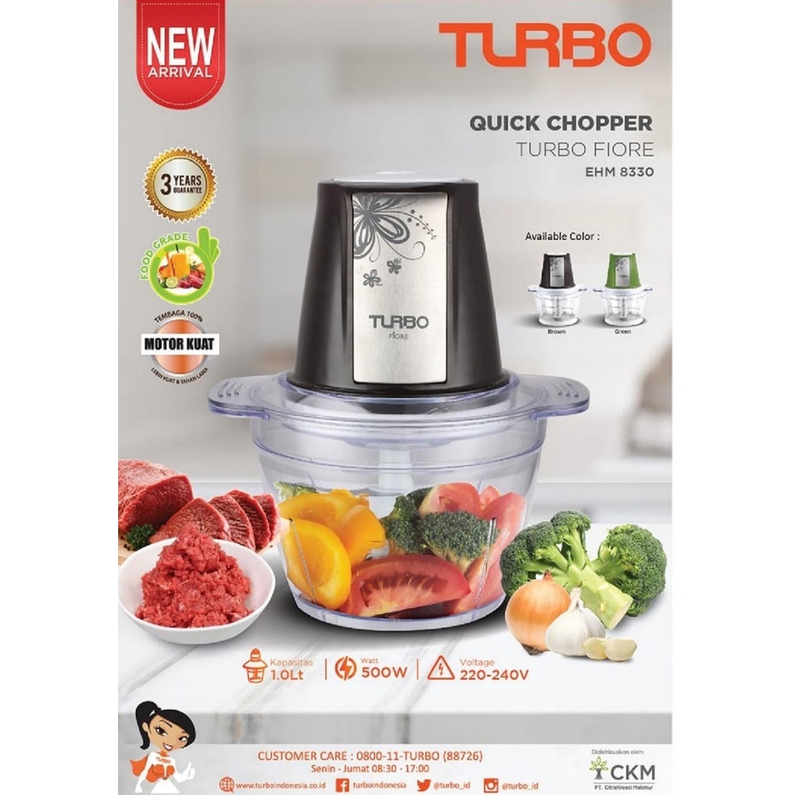 Turbo Fiore Quick Chopper EHM 8330 EHM8330