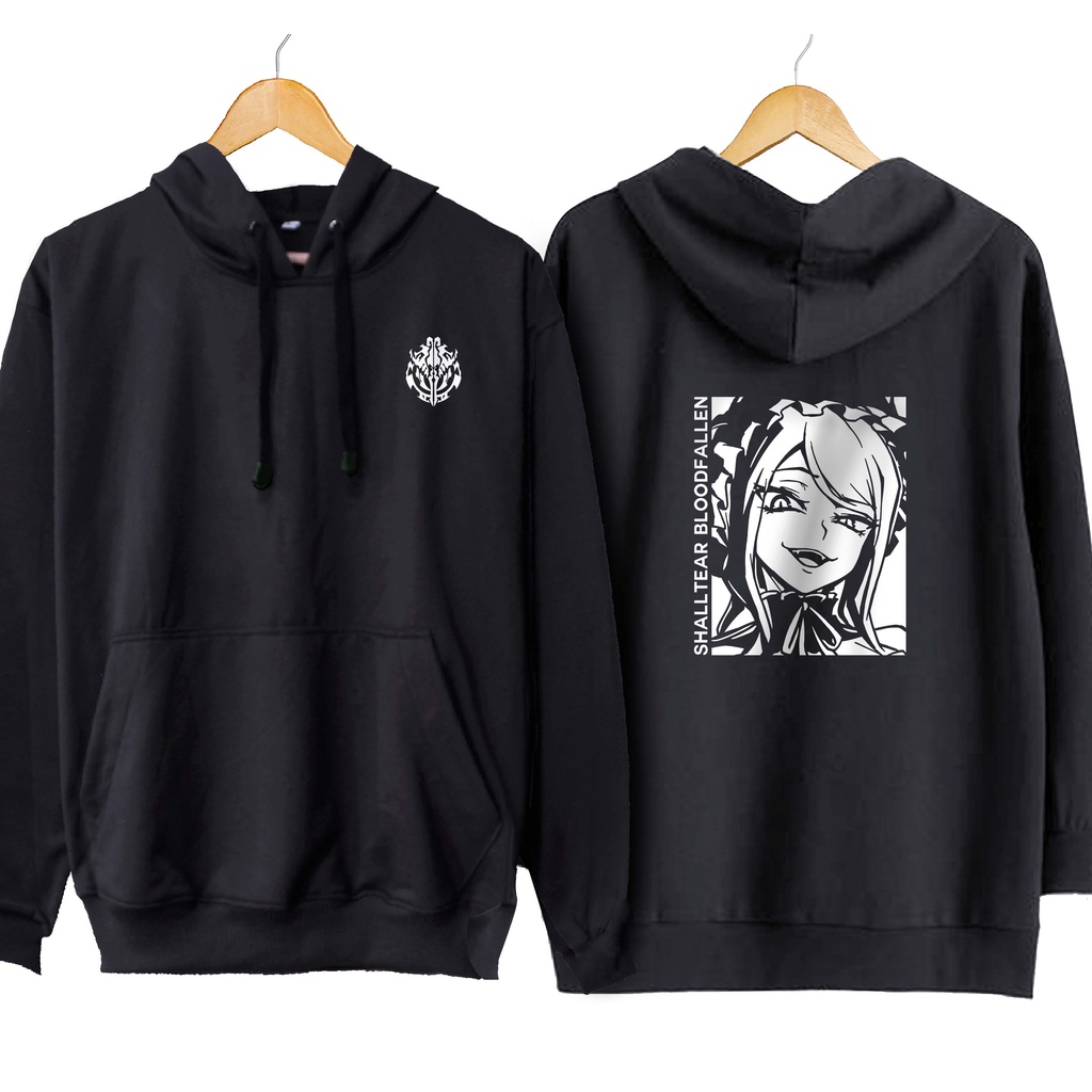 Jaket hoodie jumper anime SHALLTEAR BLOODFALLEN TRUE VAMPIRE - OVERLORD 100% cotton fleece