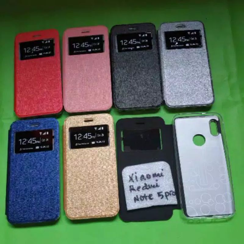 Flip Case xiaomi Redmi note 4 . Redmi Note 4X . Redmi note 5 . Redmi Note 5 PRO bookcover bookcase sarung buku buka tutup dompet book cover flipcase flip cover