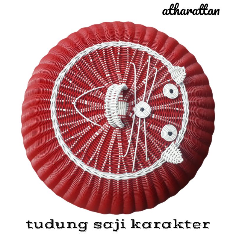 TUDUNG SAJI KARAKTER ROTAN SINTETIS