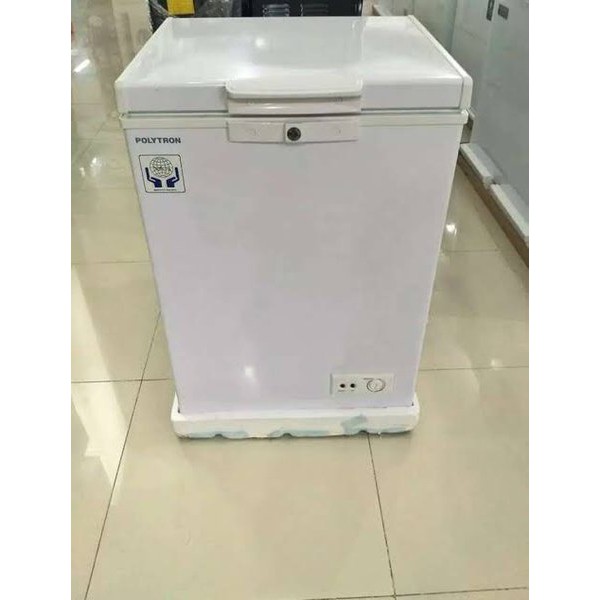 POLYTRON PCF 117 CHEST FREEZER BOX 100 L LEMARI PEMBEKU 100 LITER