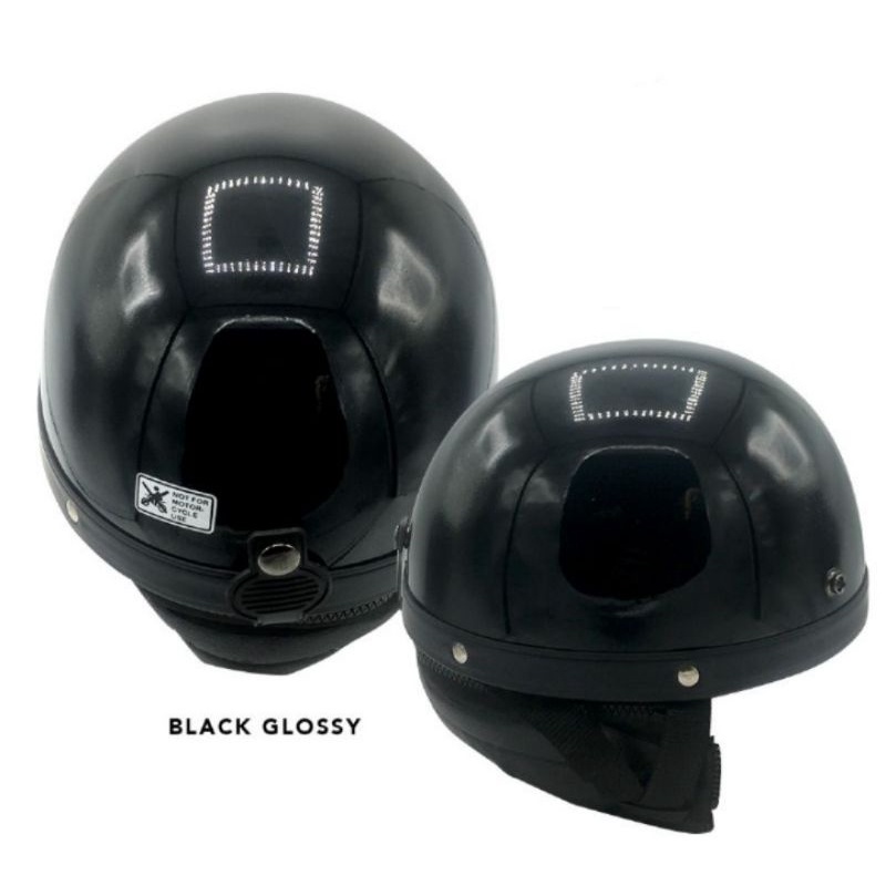 HELM BOGO CHIPS / HELM BOGO SETENGAH / Helm Vespa Grade ORI TANPA KACA